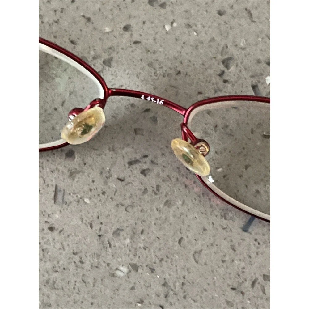 Jungle Eyewear Parrot Cherry 45-16-130 Red Metal Full Rim Eyeglasses Frames ONLY